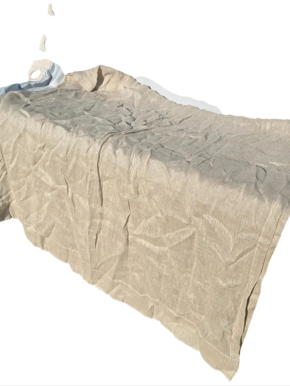 NWOT QUINCE 2 Panels 48x84 FLAX European Linen Curtain light Filtering 48
